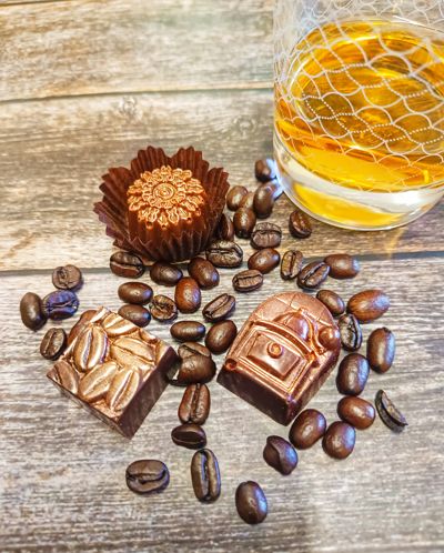 Whiskey-kávé bonbon